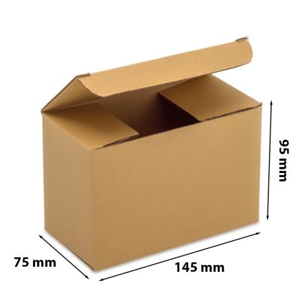Carton F211 Fashion Box 145x75x95 mm marron
