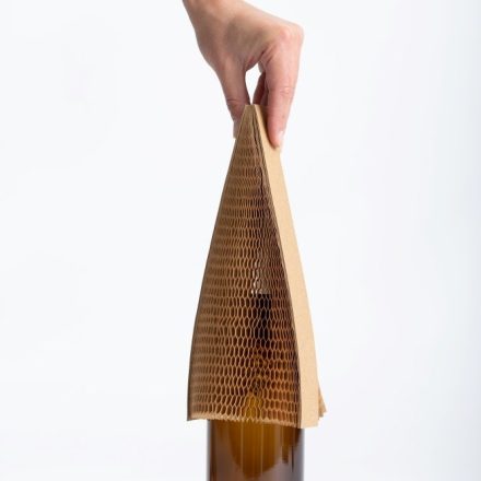 Manche de protection en papier avec nid d'abeille Flexi-Hex Air 25 cm Kraft