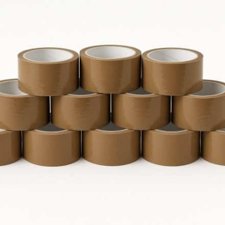 Ruban d'emballage acrylique en bronze pour cartons et boîtes 48 mm x 45 m
